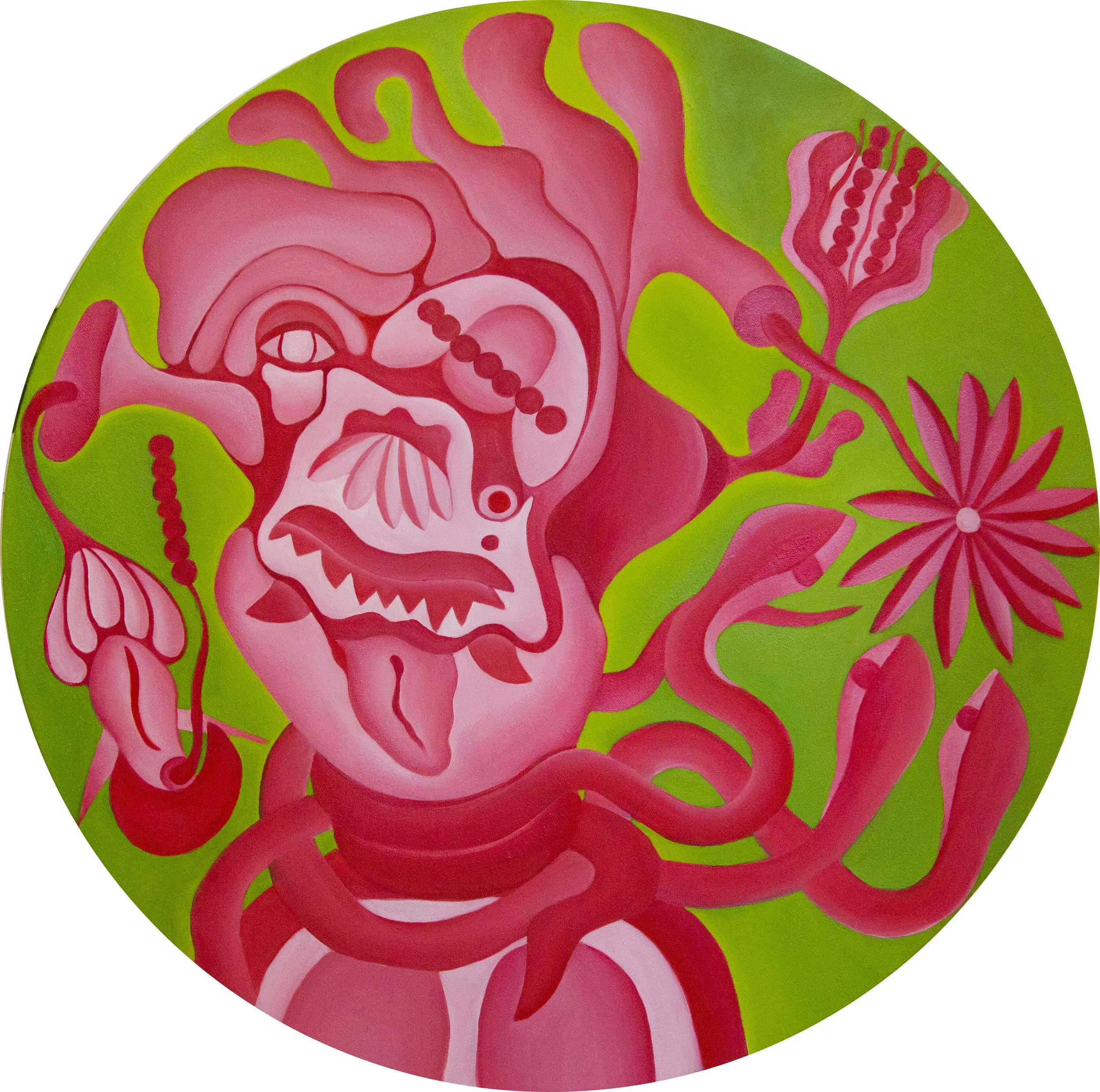 Medusa's Plight, 2022, 80 cm, oil on canvas