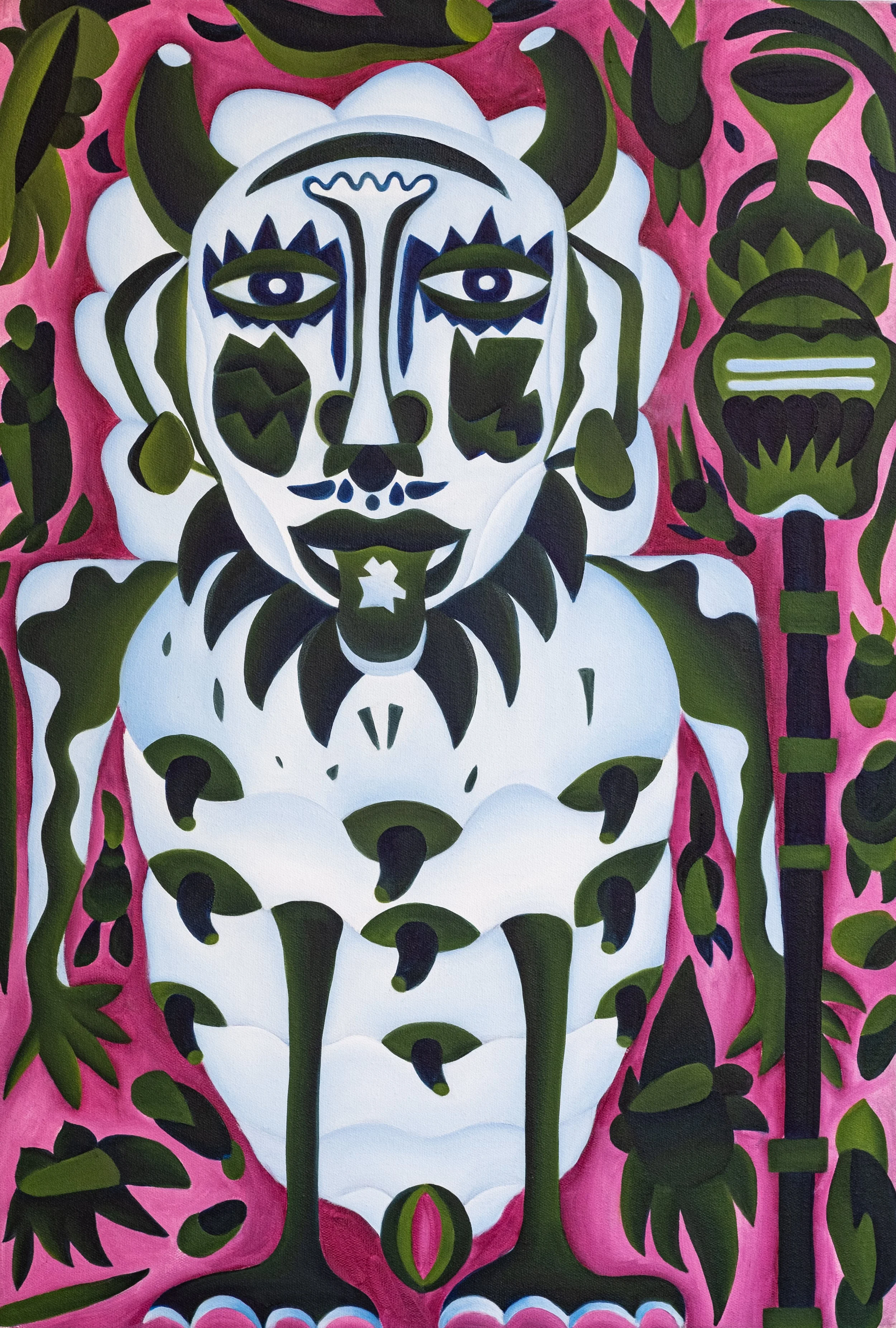 The Guardian, 2023, 73 x 50 cm , oil on canvas  