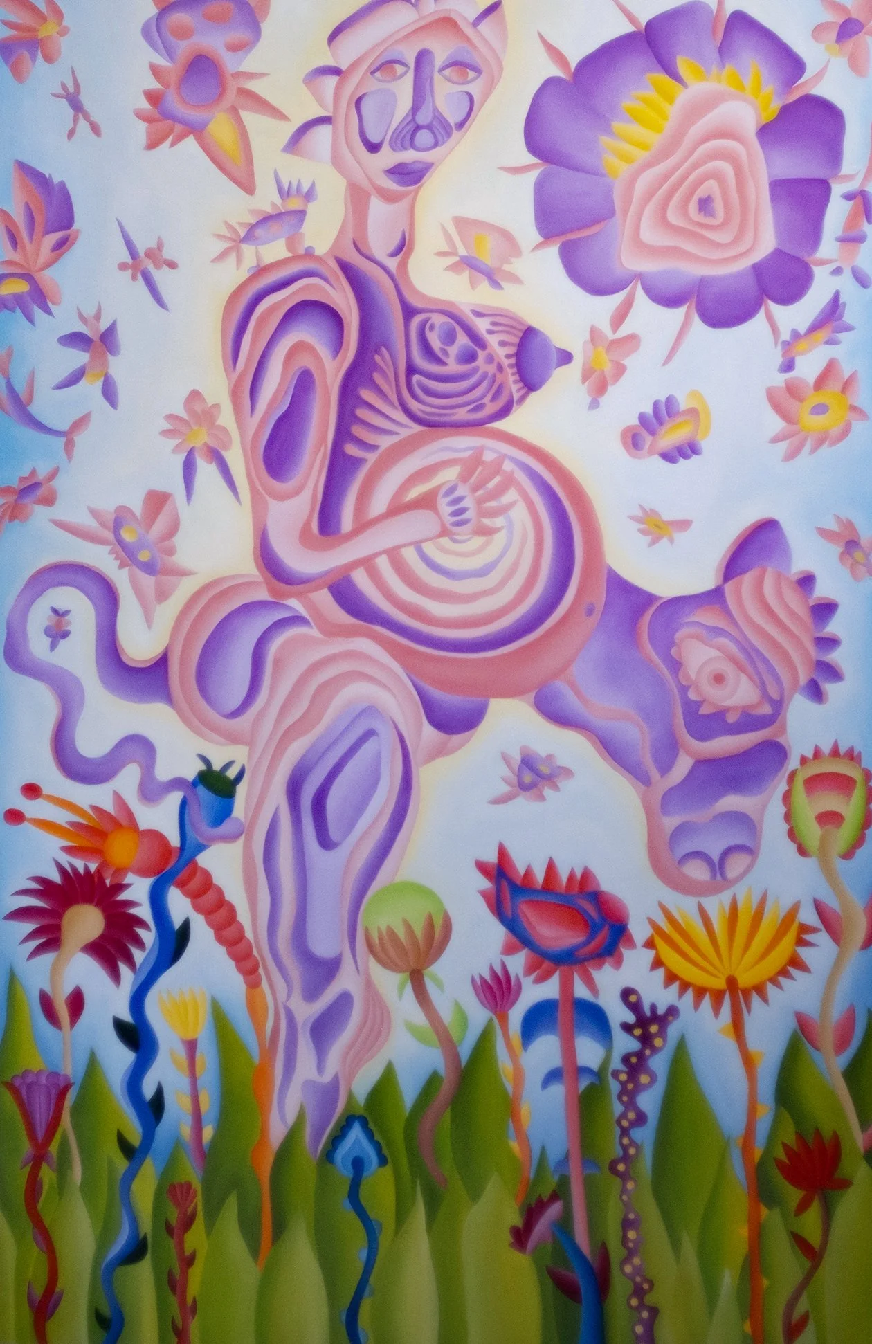  Ayaz, Becoming full, oil on canvas 160 x 115 cm, 2025