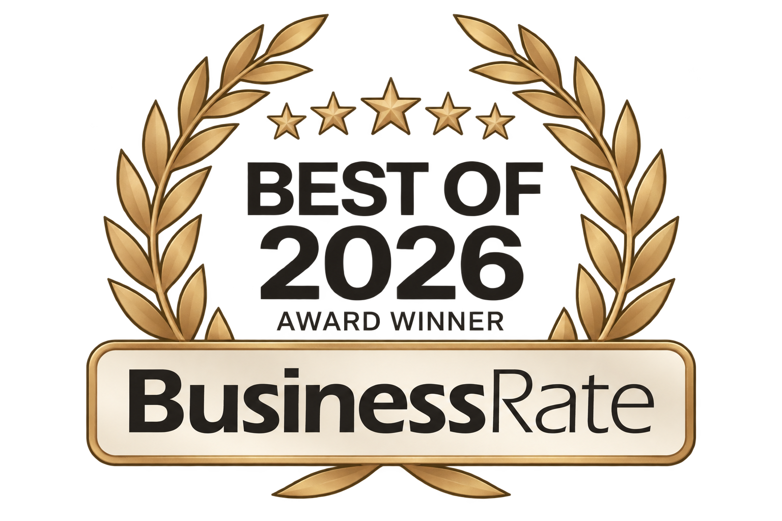 Best of 2026 Award from Business Rate