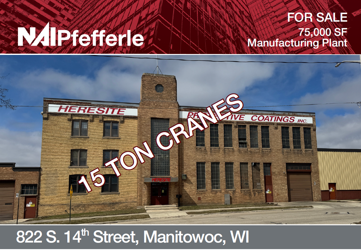 Manitowoc Manufacturing Plant for Sale 