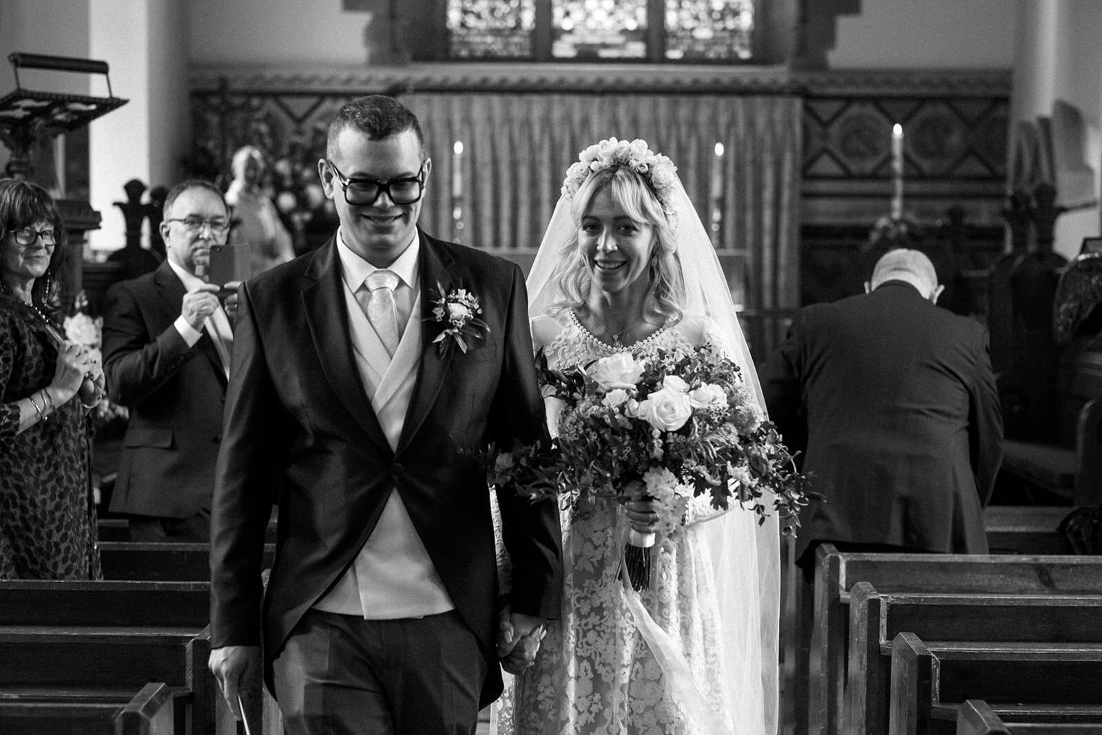 Saint Peter old Church Pembury wedding photographer 5
