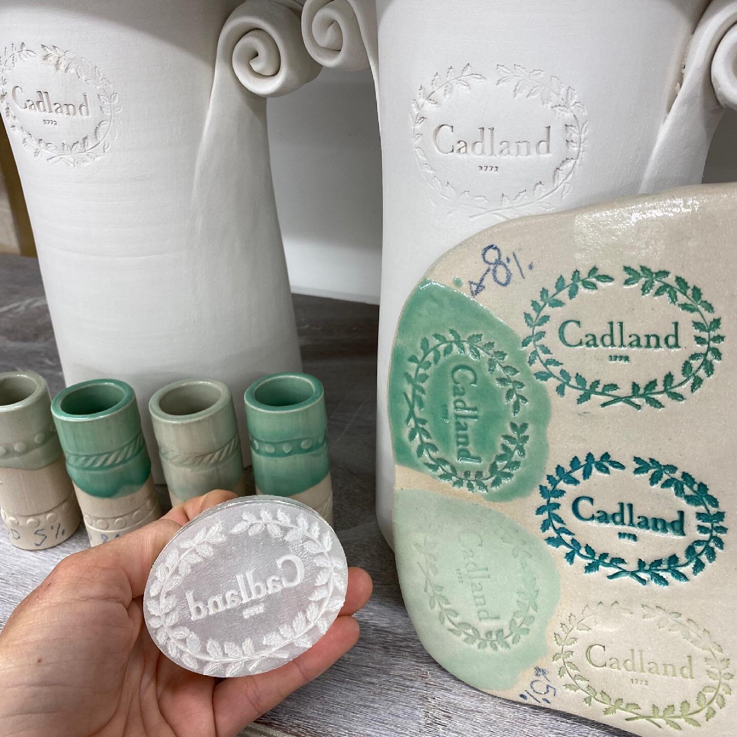 CADLAND GREEN &hellip; It has taken some perfection and patience to get our perfect green! A thrill to create, watch and wait whilst creating this collection of hand thrown Stoneware to match our mantra &lsquo; From the Woods to the Sea &lsquo;. Stay