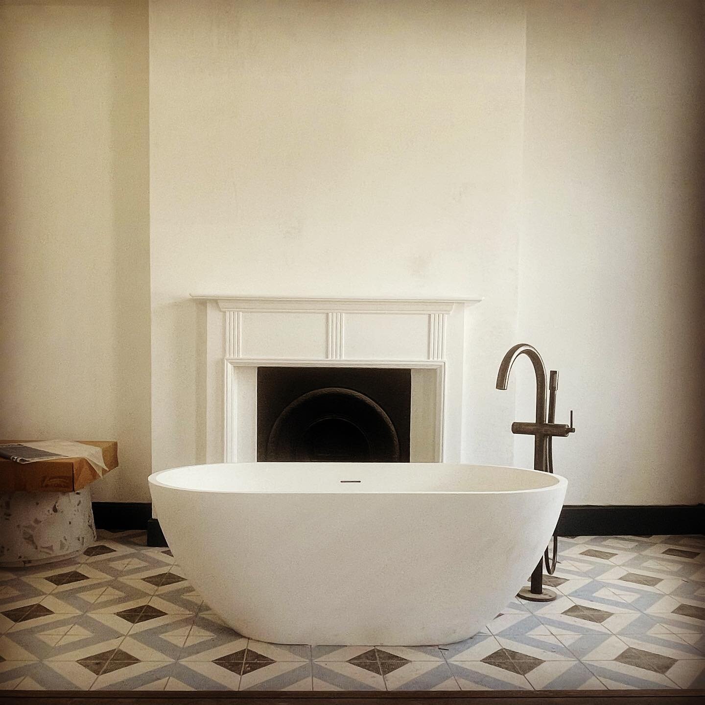 Master #bath is in on our latest residential project #comingsoon