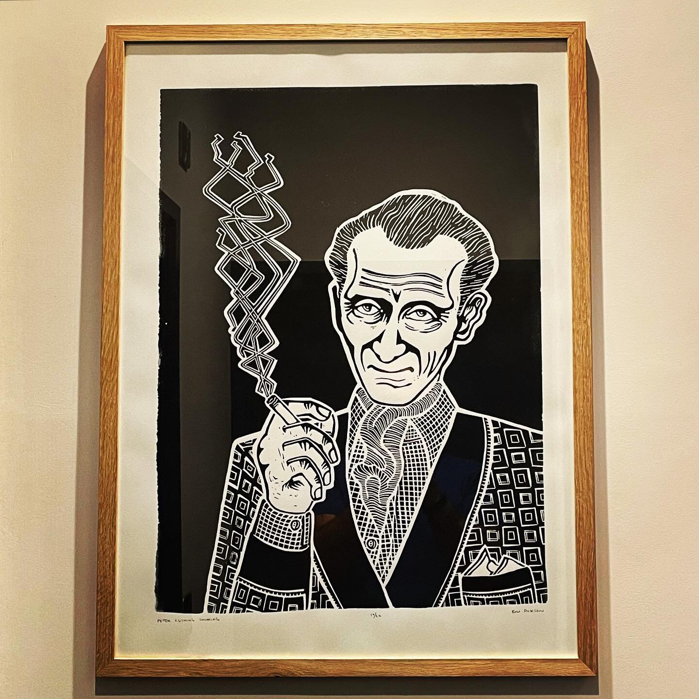 Happy Sunday from #petercushing #screenprinting #art