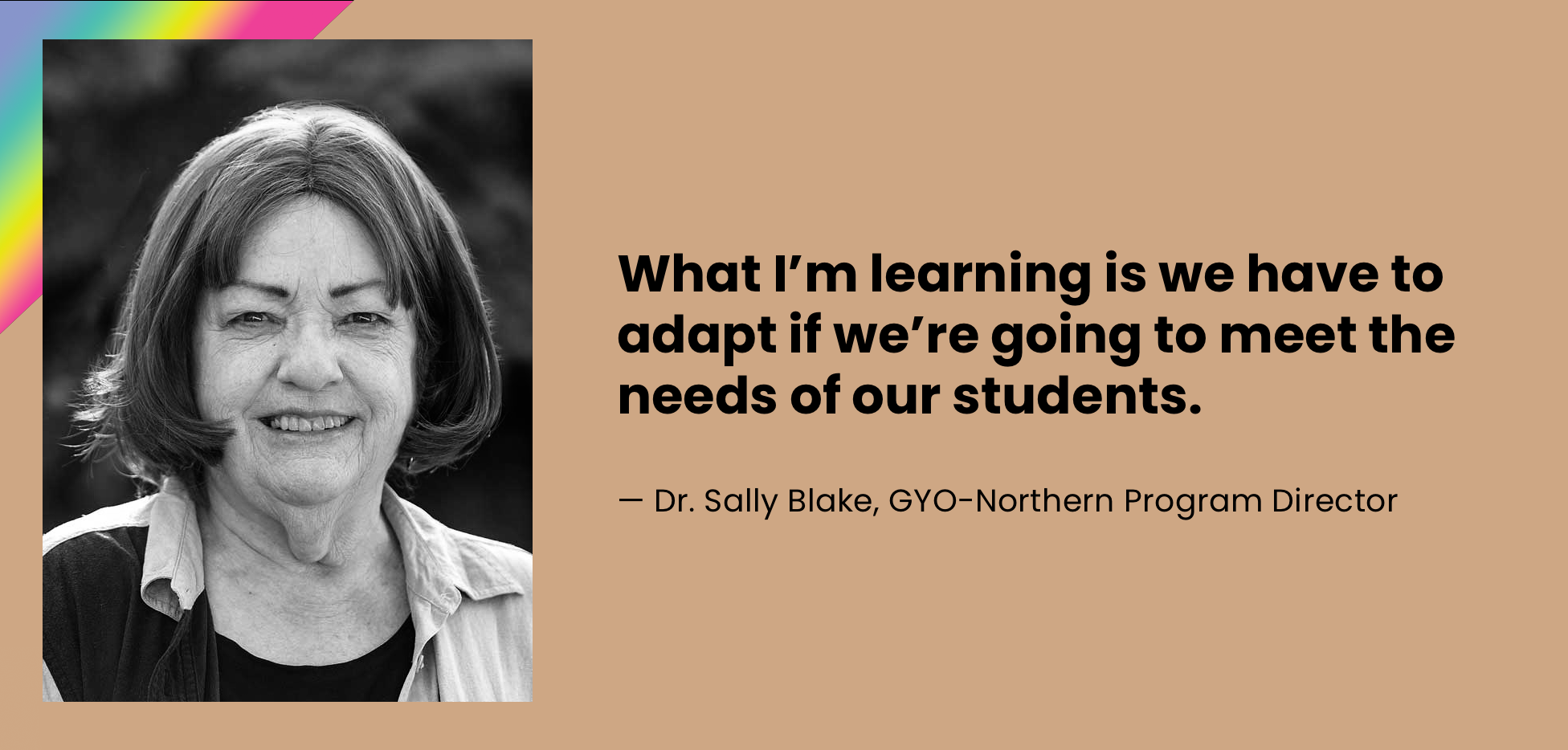 “They trust each other and they cover each other”: An Interview with GYO-Northern’s Program Director, Dr. Sally Blake