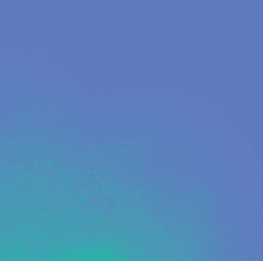 Blue rectangle with green static texture