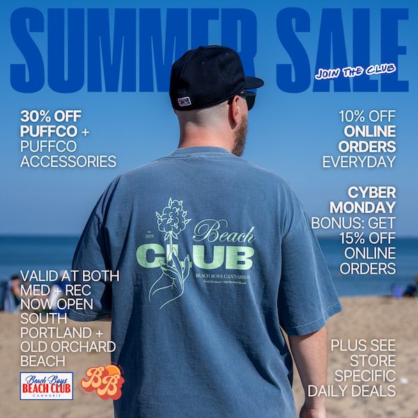 Save at all three Beach Boys Cannabis Co. locations!