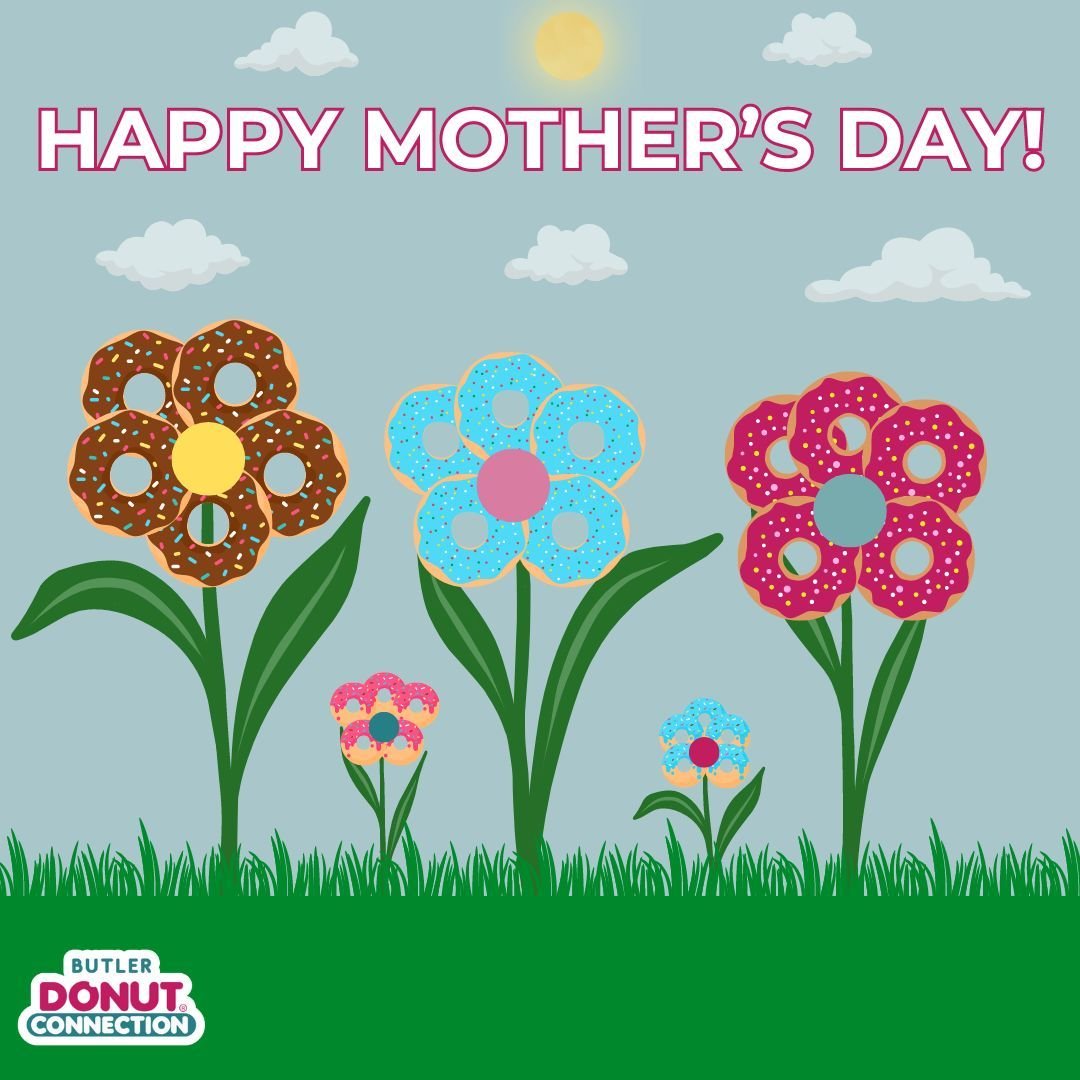 Happy Mother&rsquo;s Day to all the moms and mother figures out there. Show her you love her today with a surprise Donut Connection treat.
Hours:
Mon-Sat: 6:00 AM - 2:00 PM
Sub: 6:00 AM - 1:30 PM
#DonutConnection #ButlerDonutConnection #WorldsBestCof