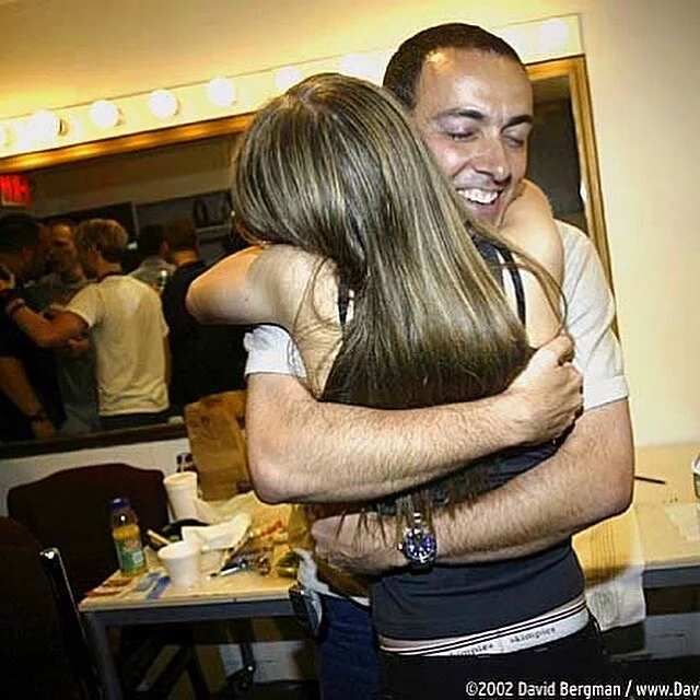 With Avril Lavigne, celebrating her first headline show/platinum disc presentation, NYC.