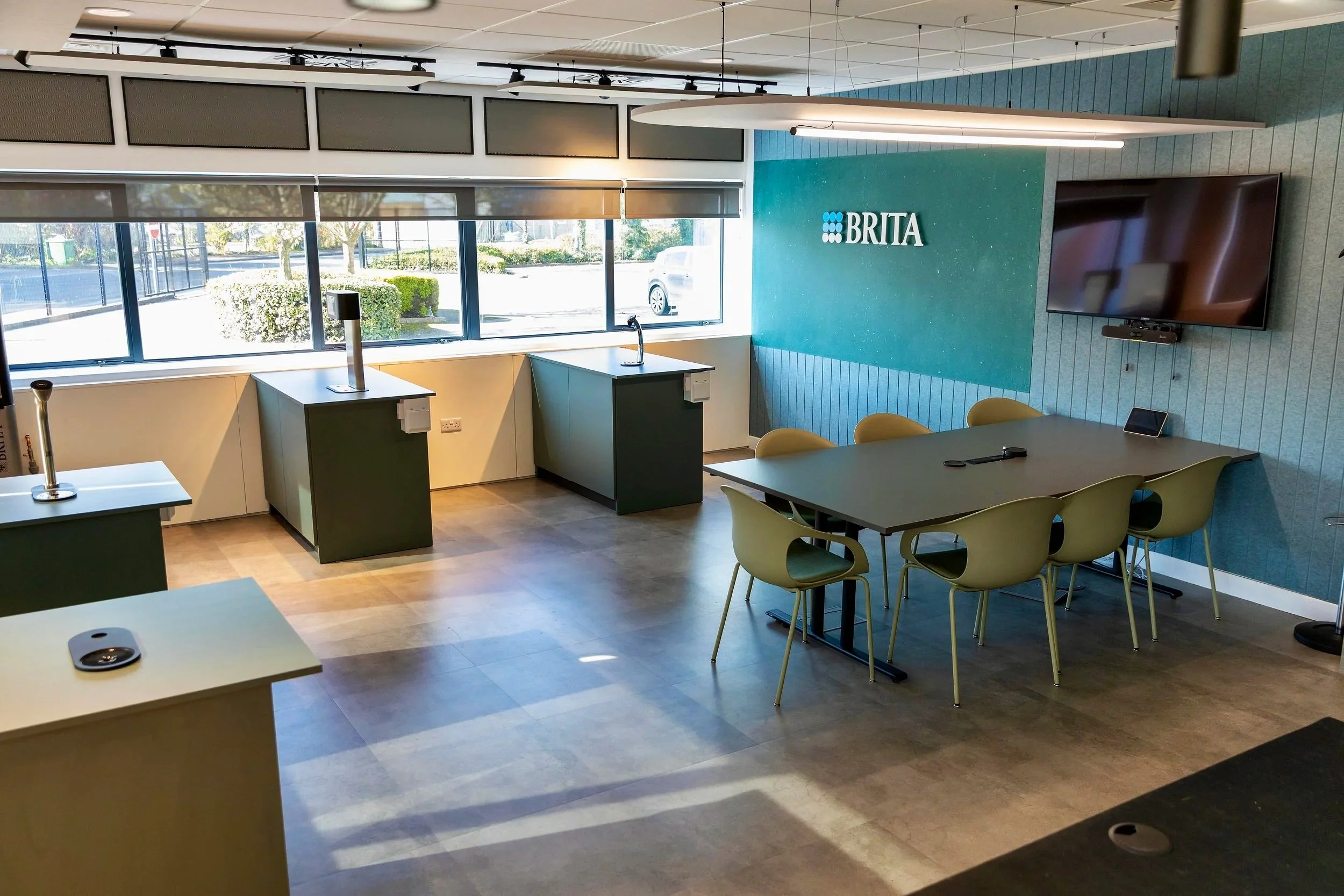 BRITA training room design Workplace design project office design project workplace design studio oxfordshire