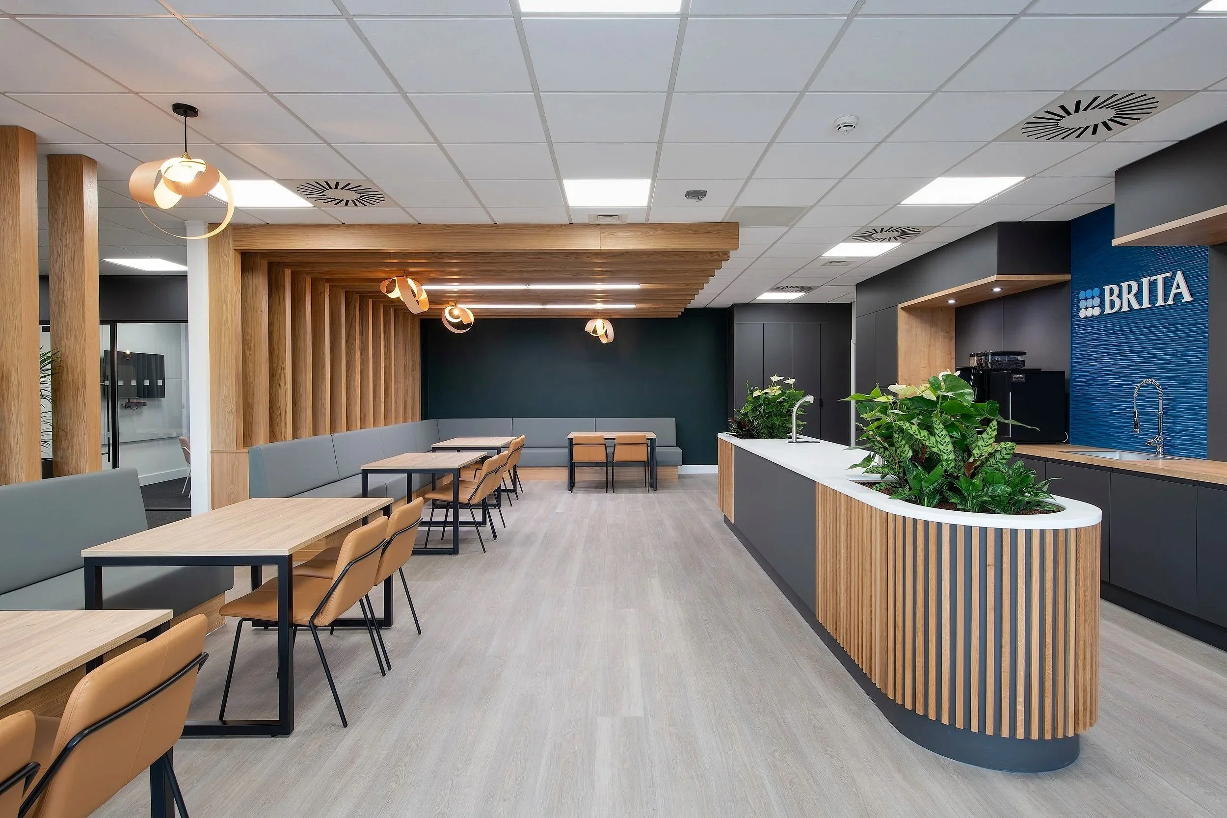Workplace project office design project oxfordshire BRITA 