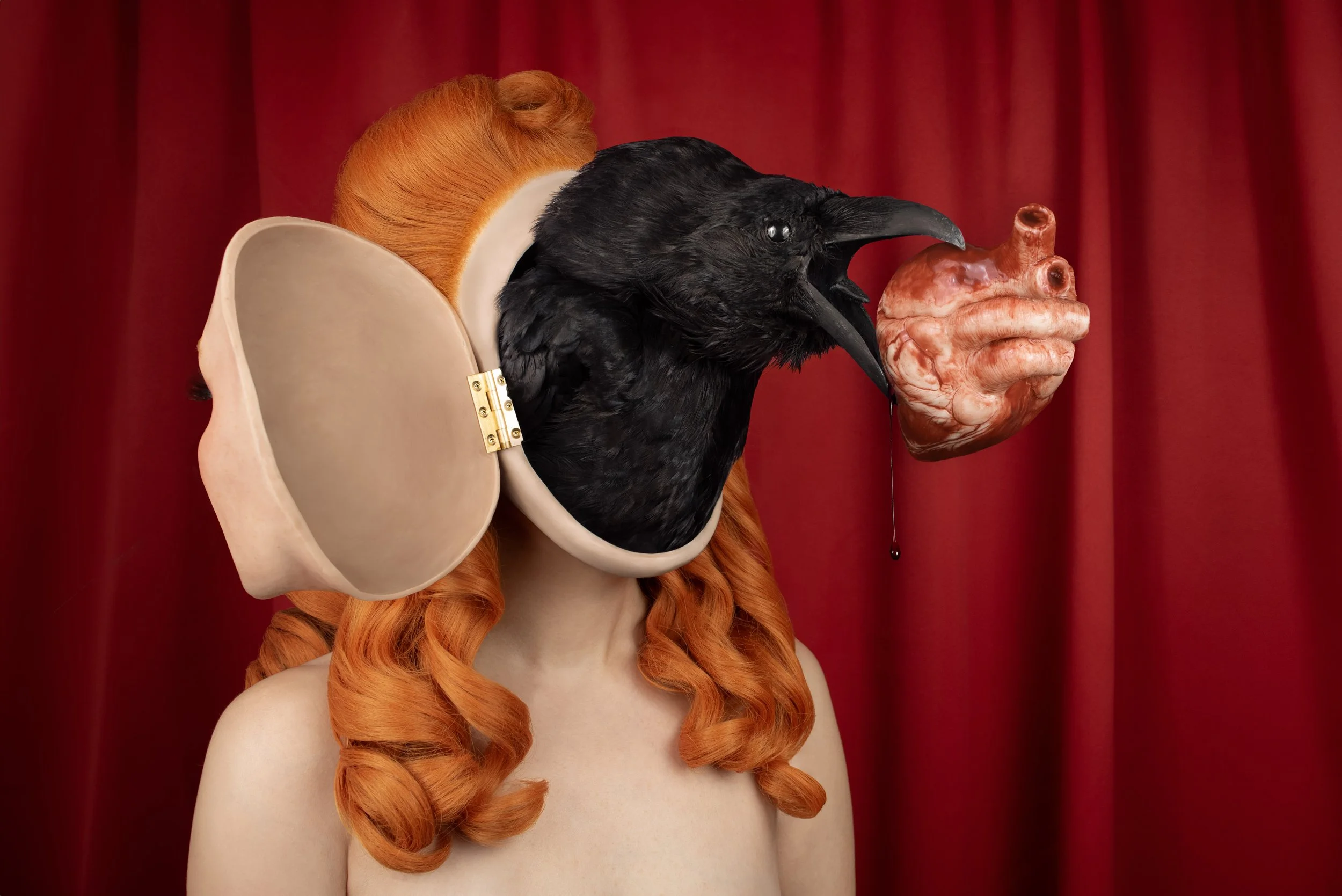 AWAKENING // Petite Doll with AURORA // 2024 // Framed print on Giclée Ilford Cotton Textured Paper (edition of 1/1) // 30 x 45 cm