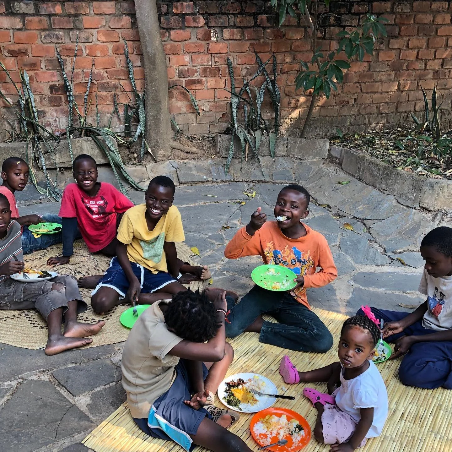 We've received new photos from our changemakers @modziarts in Zambia,  showing the Art Farm in action and the Modzi Kitchen feeding artists and their families.  The creation of the Art Farm garden by artist @mapopamanda  was supported by the In Place