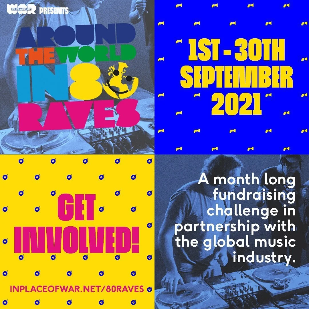DJ ANNOUNCEMENT #1 👀

AROUND THE WORLD IN 80 RAVES is a collaborative sponsored activity challenge meets global rave, taking place across September 2021.

We have a huge mix of incredible DJs and partners supporting the project from all over the wor