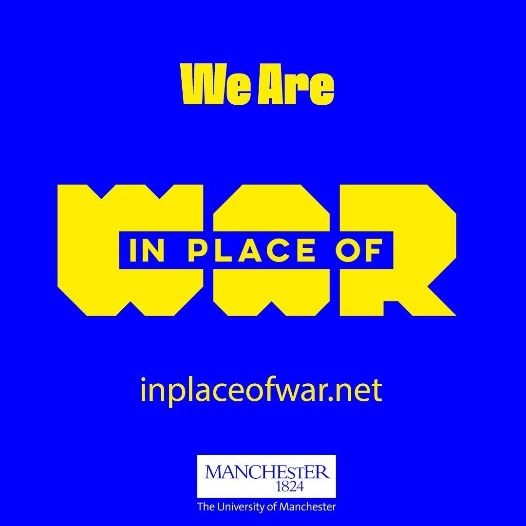 @officialuom repost***

In Place of War takeover!

In Place of War is an international arts organisation emerging from research at The University of Manchester that investigated arts practices in places of war and conflict.

Building from the model e