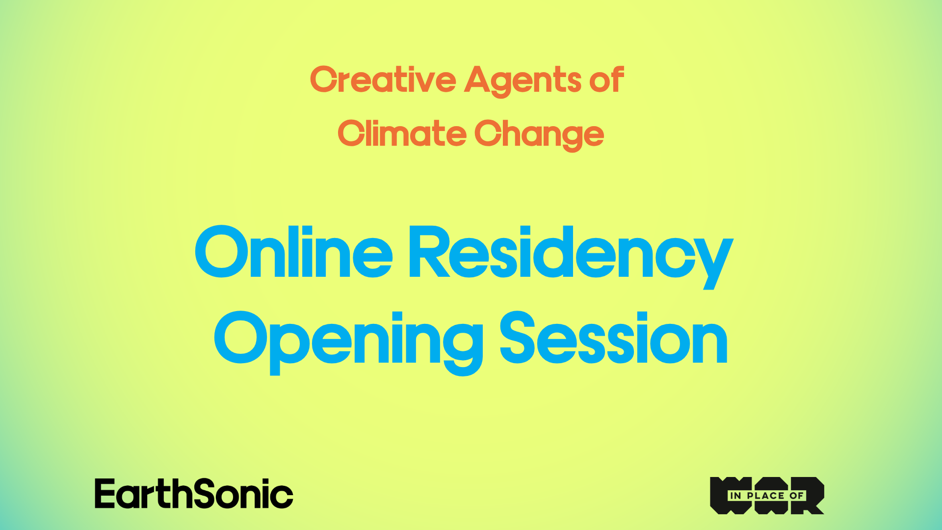 RESIDENCY OPENING SESSION