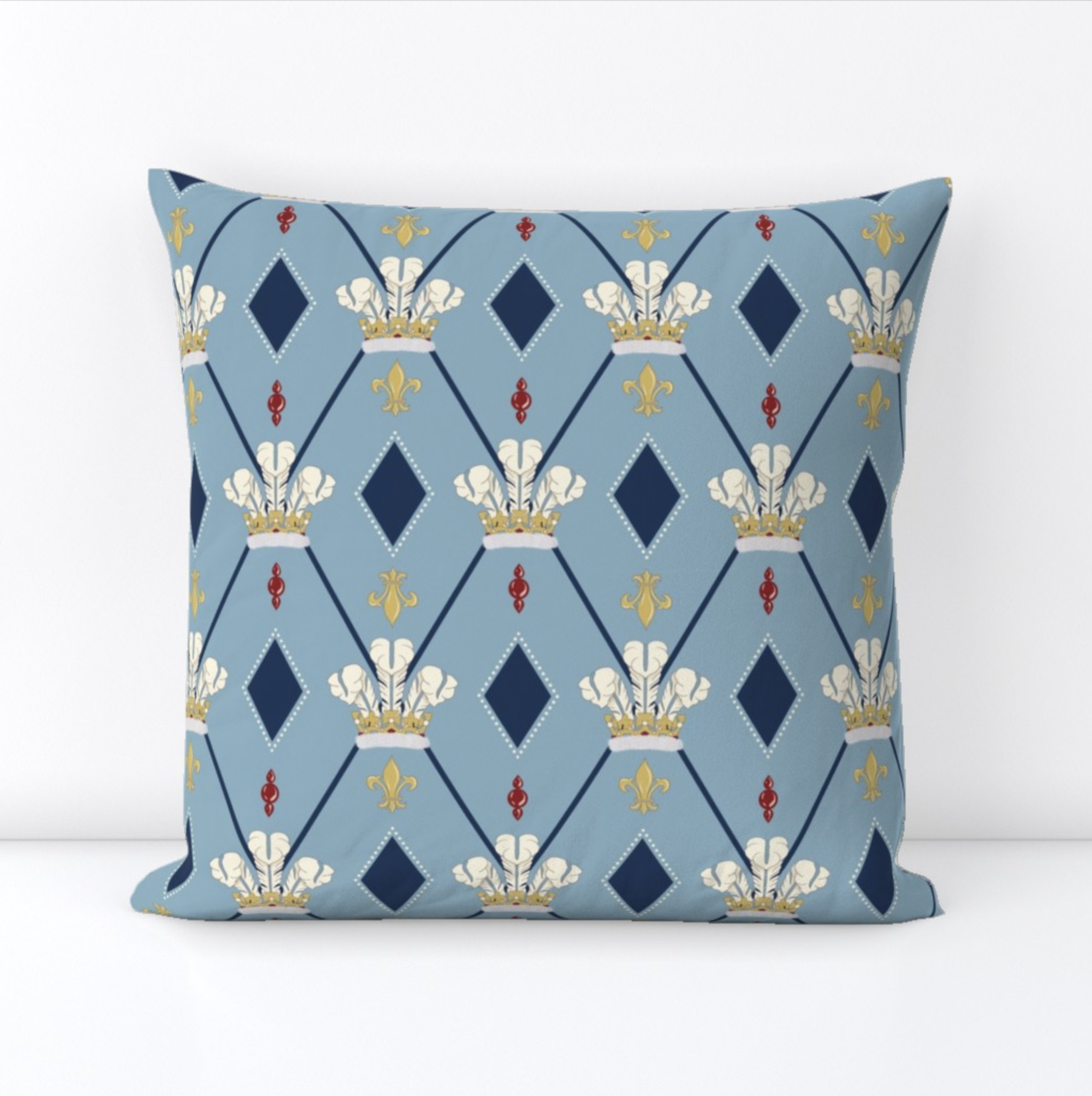 Coronation Feathers cushion.