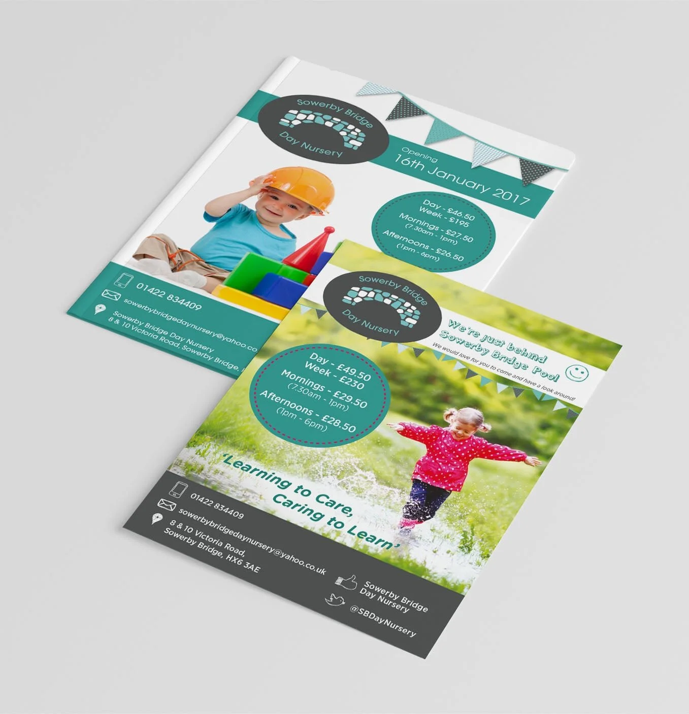 Sowerby Bridge Day Nursery Flyers