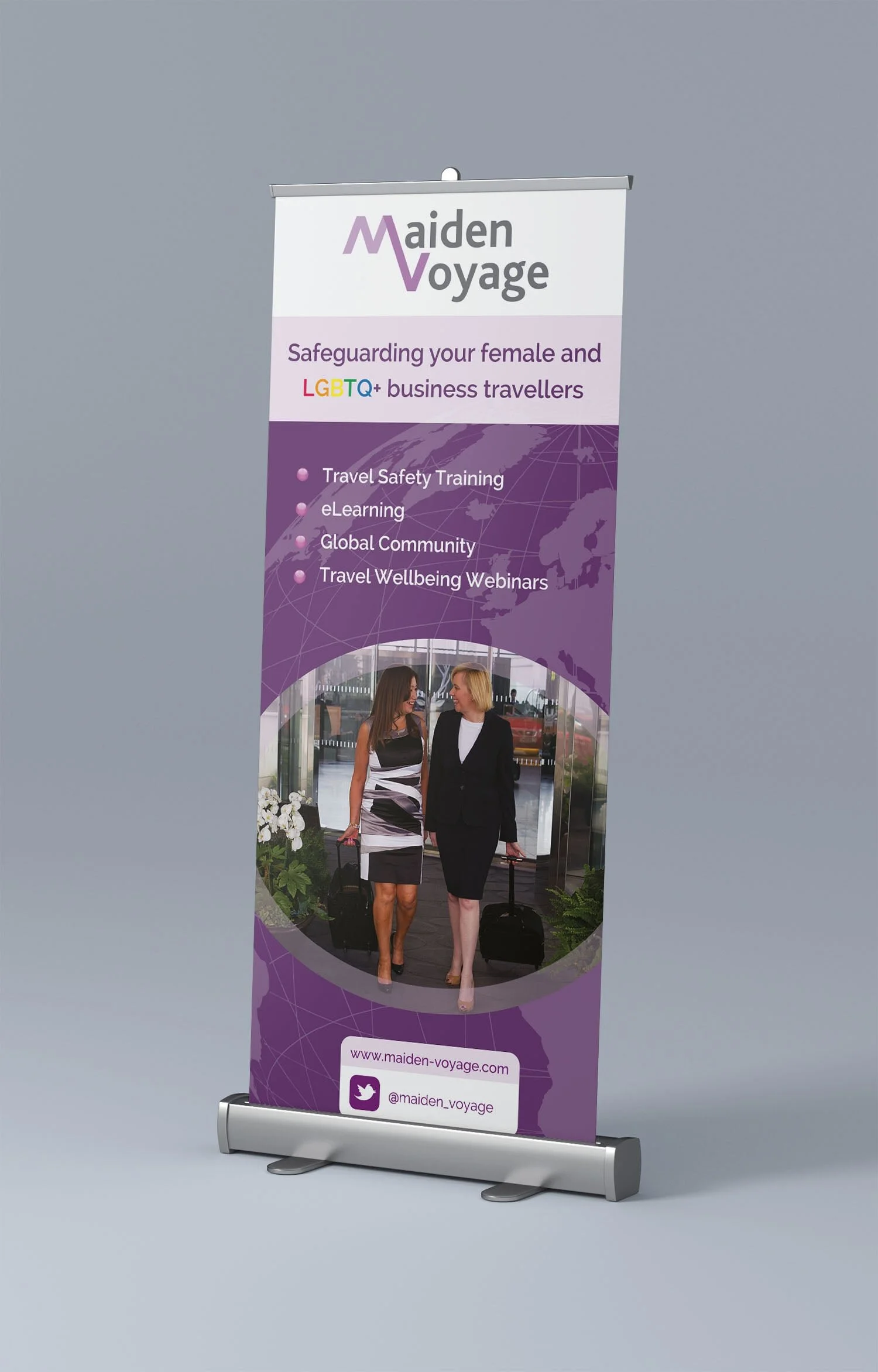 Maiden Voyage pull up banner