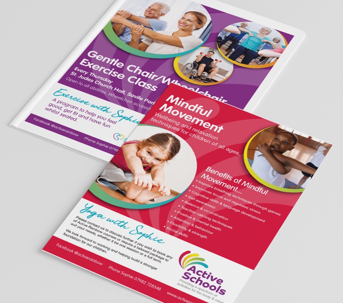 Active rainbow flyers