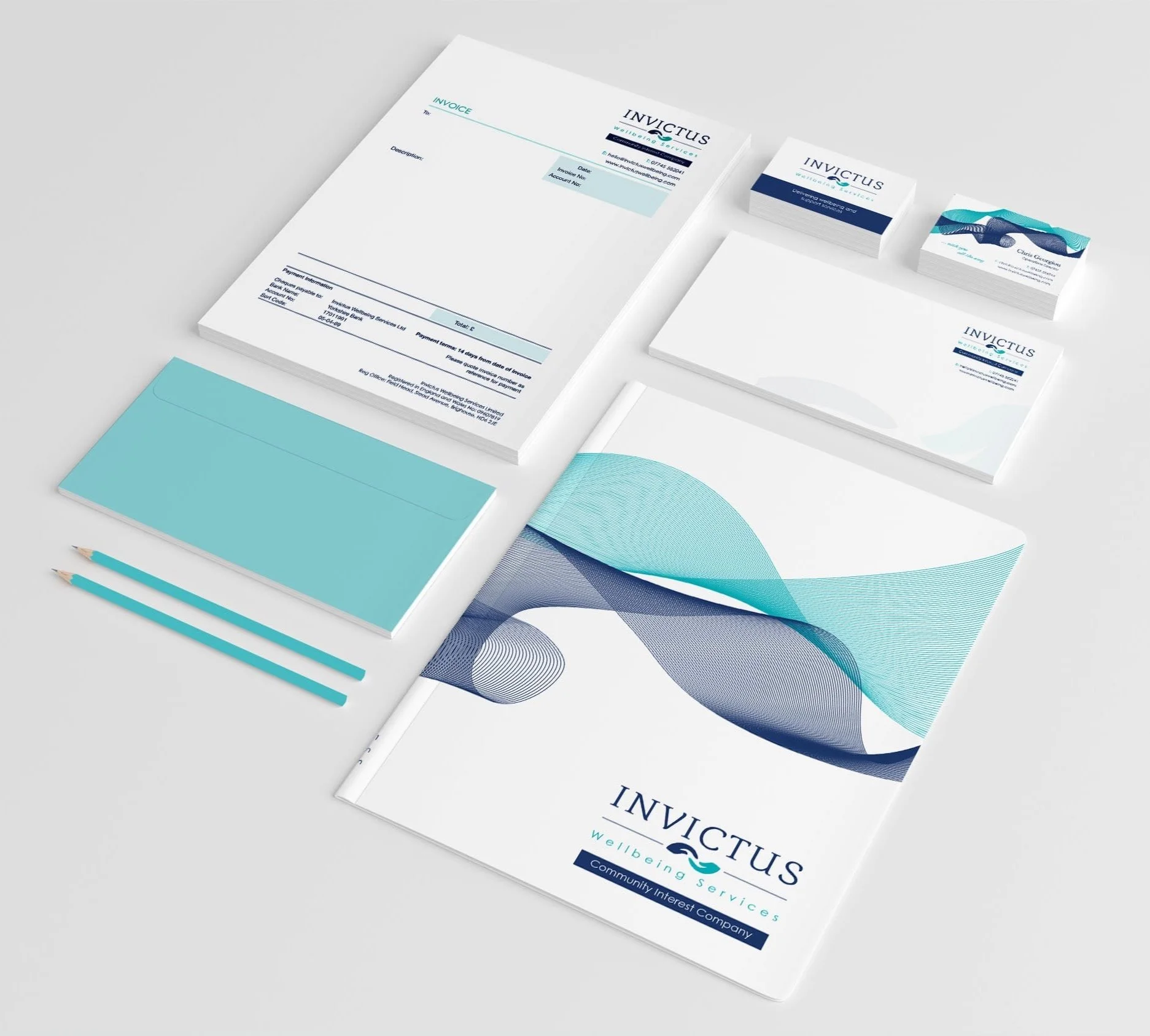 Invictus stationery