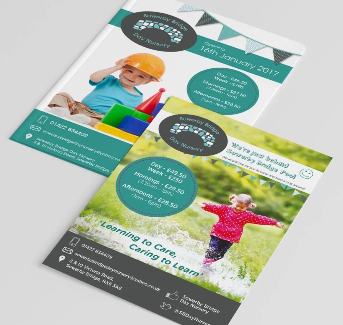Sowerby Bridge Day Nursery Flyers