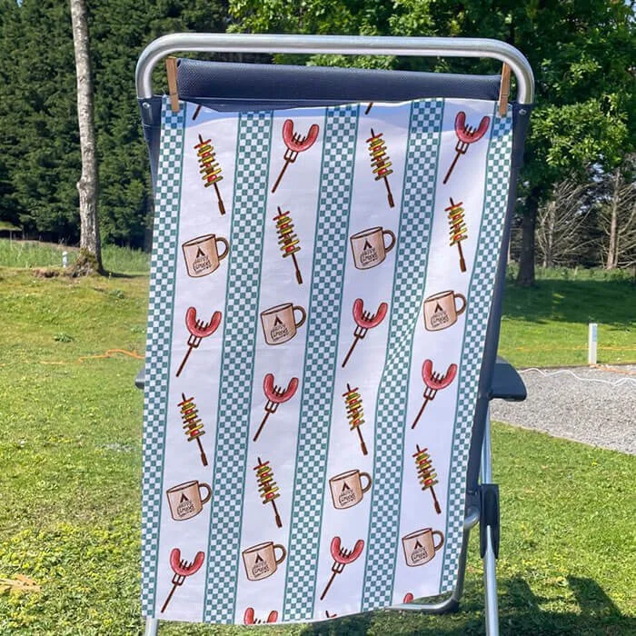 Kitchen tea towel gift for chef
