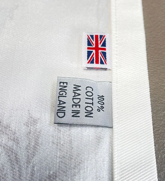 Coronation King Charles III Kitchen Tea Towel labels