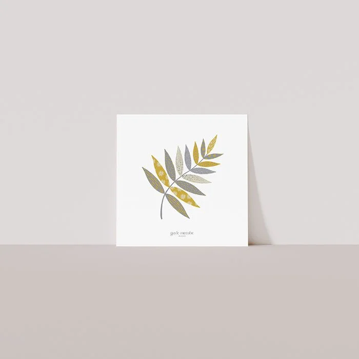 Leaf wall poster
