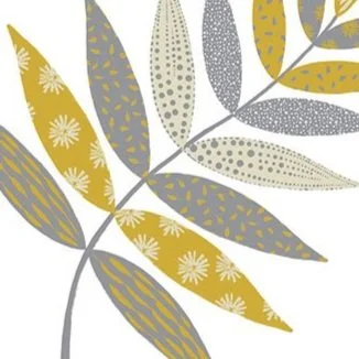 Modern nature leaf print