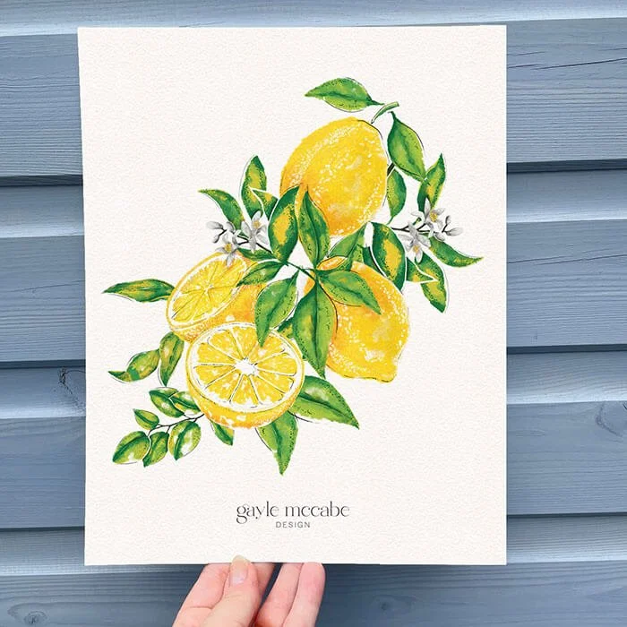 Summer wall poster