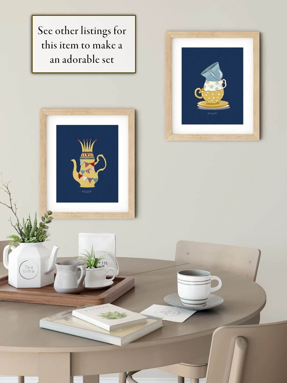 Coronation and teacup collection art prints