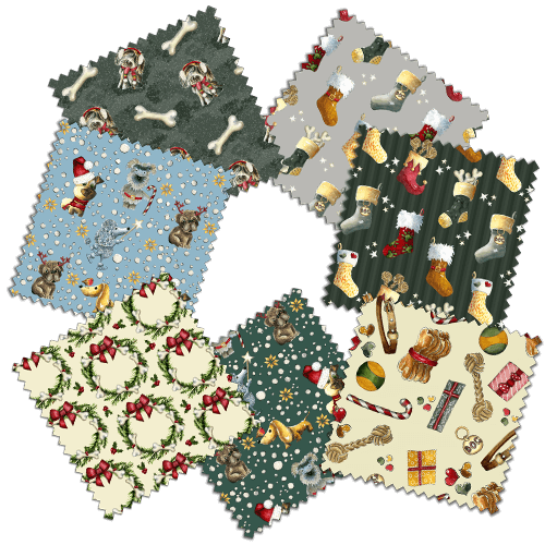 Doggie Christmas Pattern Collection
