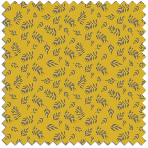 Woodland Grey leaves on mustard