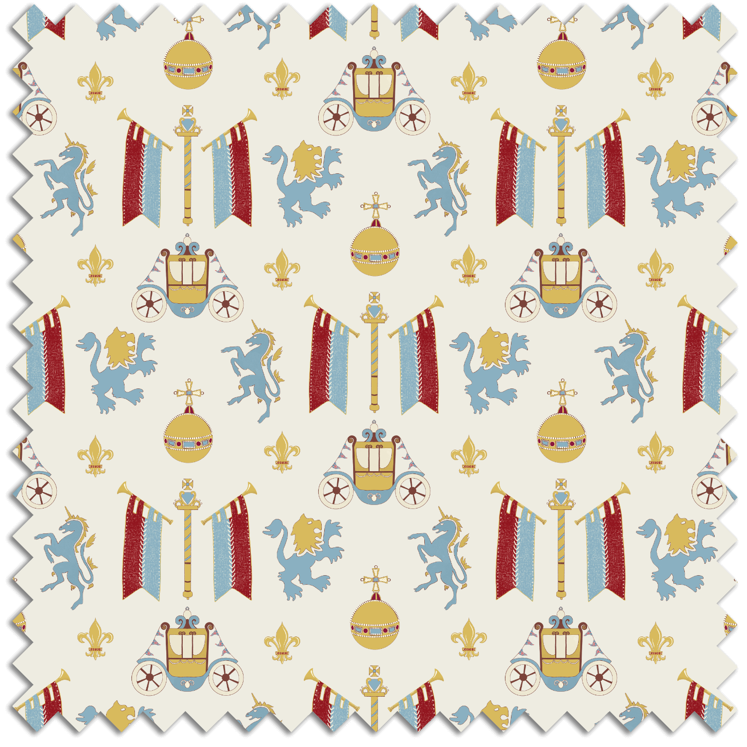 Spoonflower Coronation collection