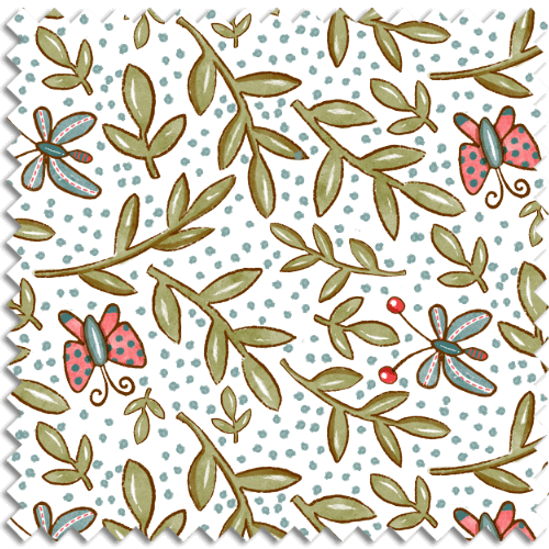 Butterflies and florals