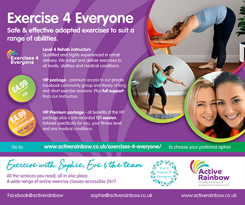 Active Rainbow Advert