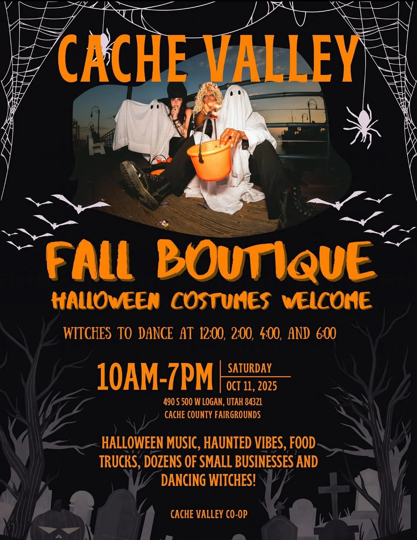 Come join us at the Fall Boutique today! Come grab a slice and join the spooky festivities!🎃👻🍕🧡🖤

#pizza #familyfun #halloweentime #fall #familytime