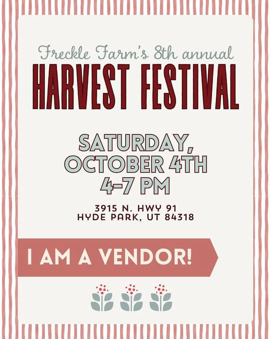 Come see us today at Freckle Farm!!