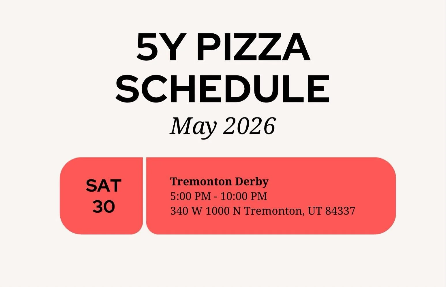 PIZZA TIME&hellip;&hellip; we&rsquo;ll see you the 30th Tremonton 🍕🏎️
