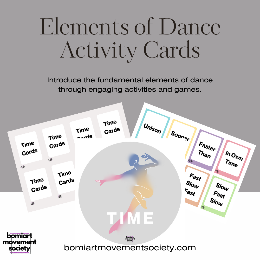 Elements of Dance Activity Cards