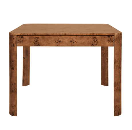 Jett Square Mahjong & Game Table | Dark Burl Wood