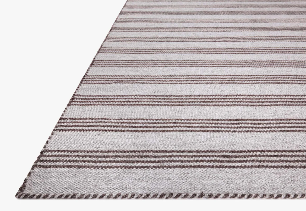 Charlie Indoor/Outdoor Rug Silver/Bark - Alexandra Lauren Home Collection