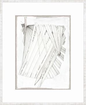PALM PRESSING OYSTER ARTWORK - Alexandra Lauren Home Collection