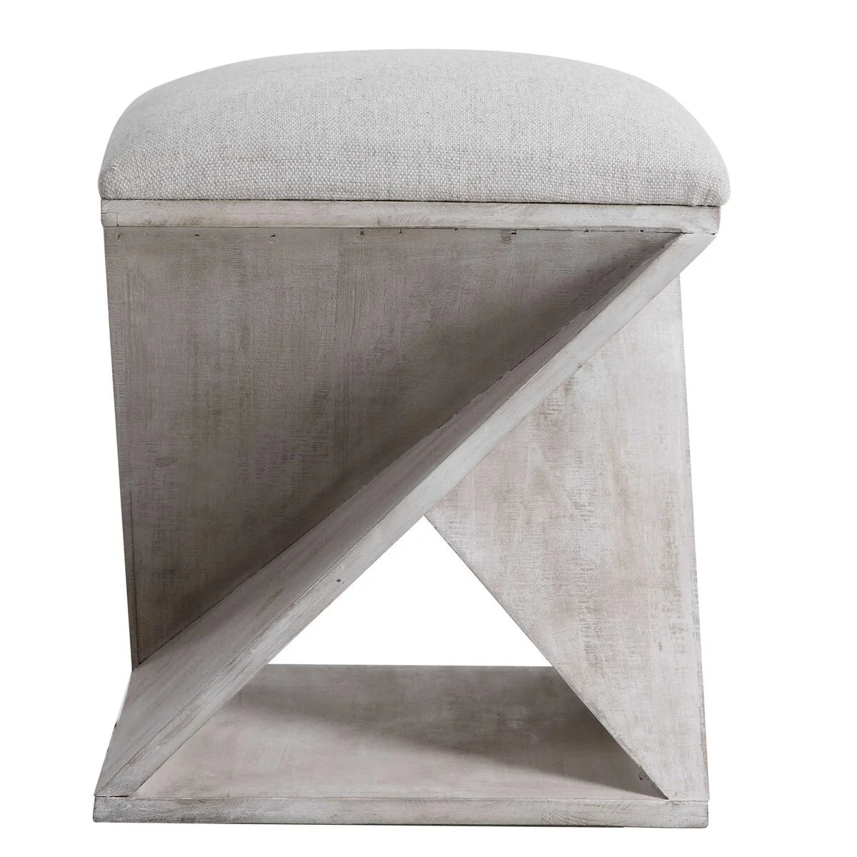 BENUE ACCENT STOOL - Alexandra Lauren Home Collection