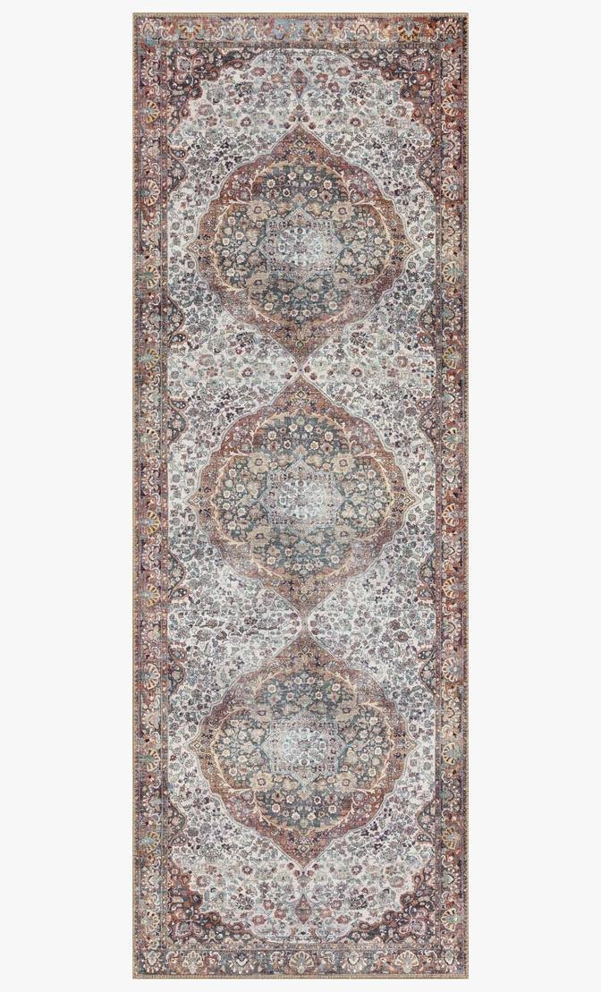 WYNTER COLLECTION FLOOR RUG- RED/MULTI - Alexandra Lauren Home Collection