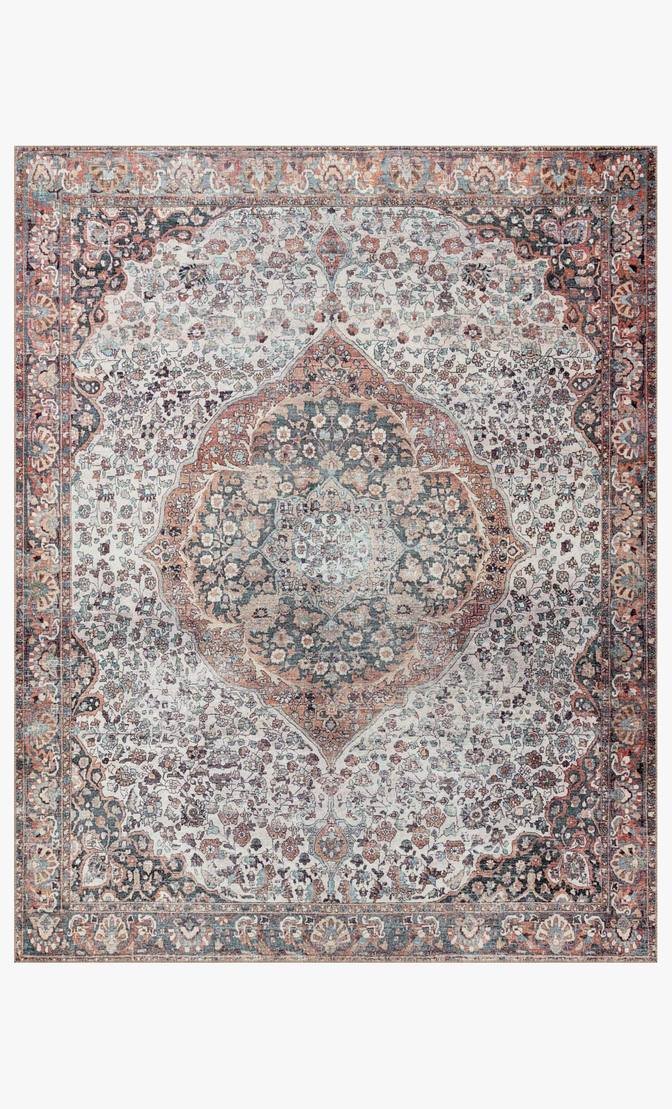 WYNTER COLLECTION FLOOR RUG- RED/MULTI - Alexandra Lauren Home Collection