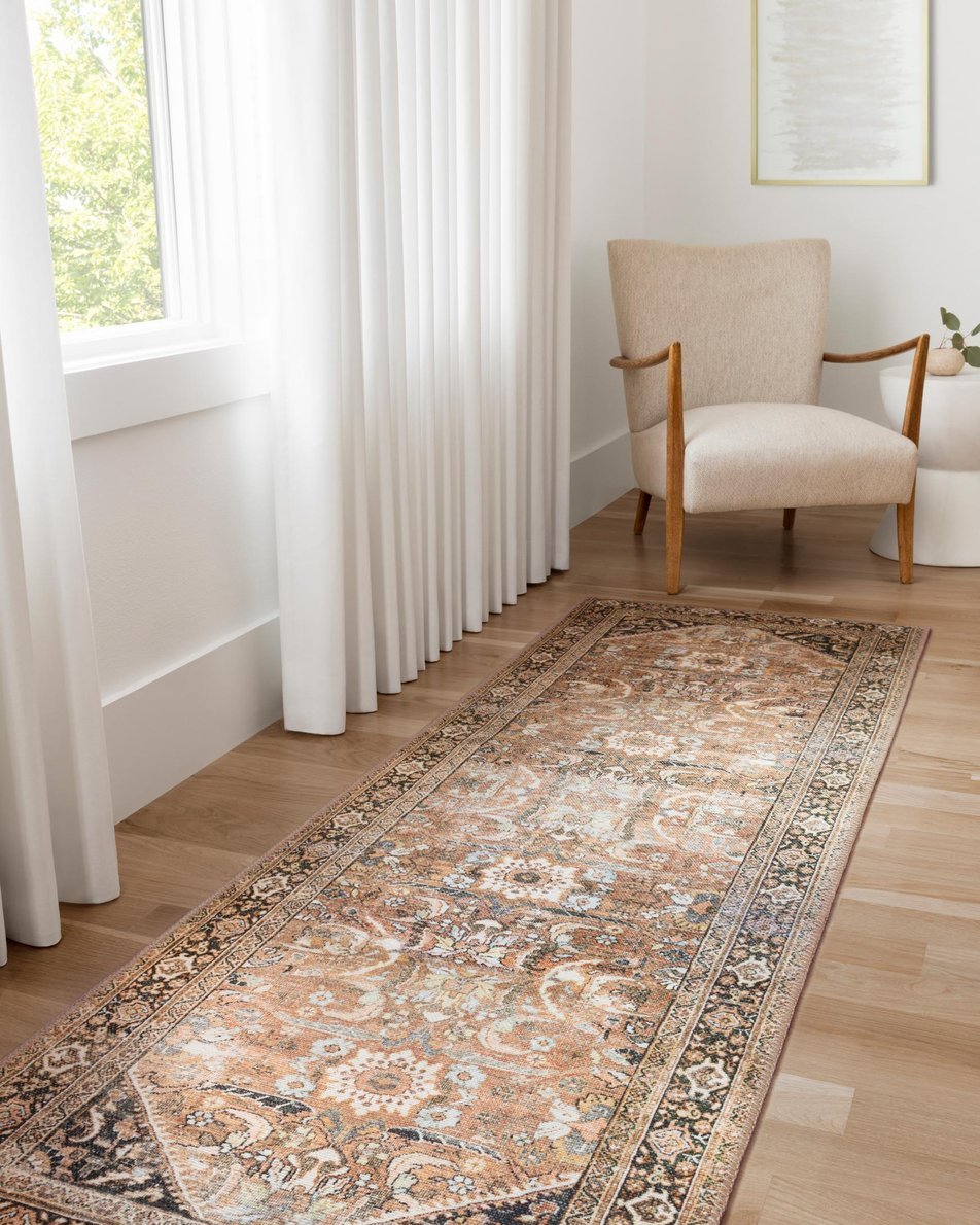 WYNTER COLLECTION FLOOR RUG- AUBURN/MULTI - Alexandra Lauren Home Collection