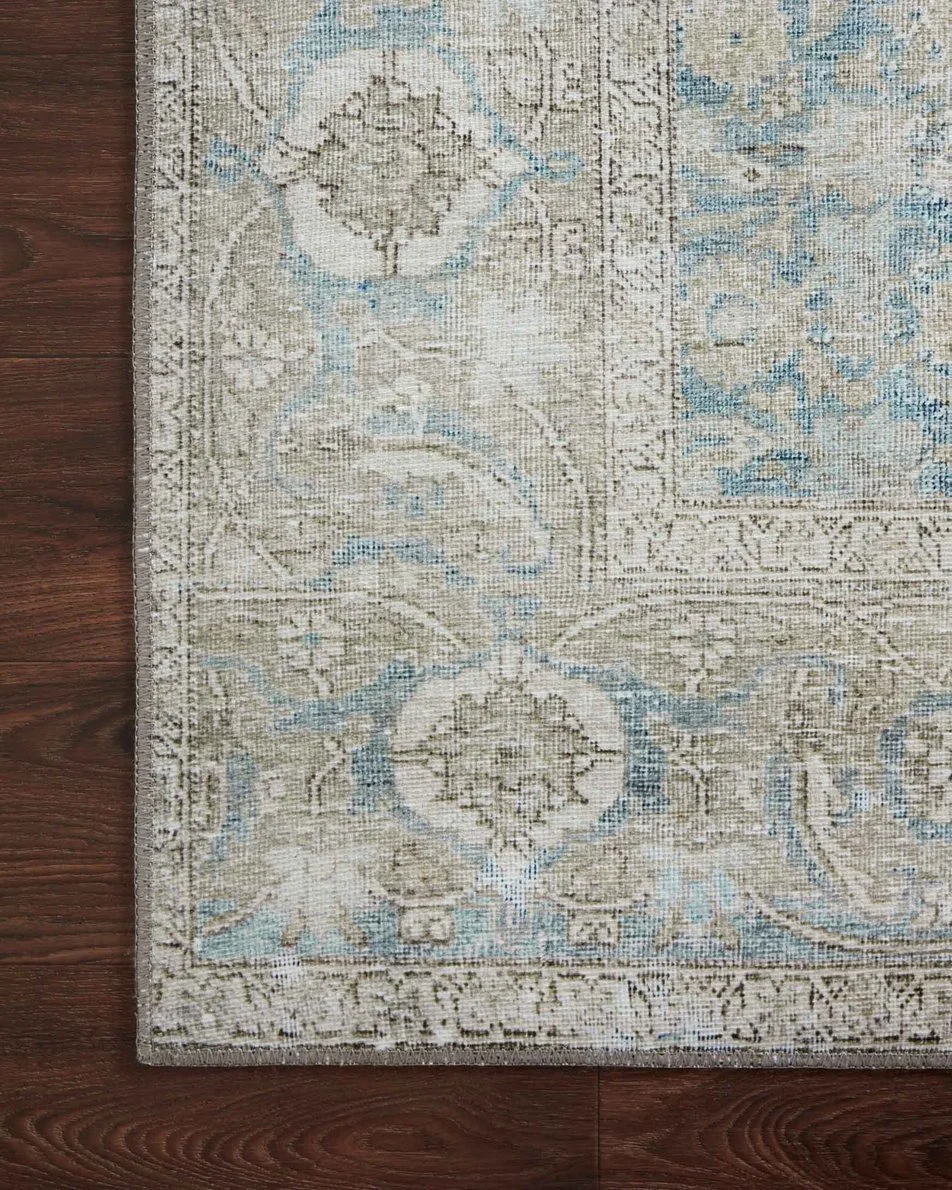 OCEAN/SILVER RUG - Alexandra Lauren Home Collection